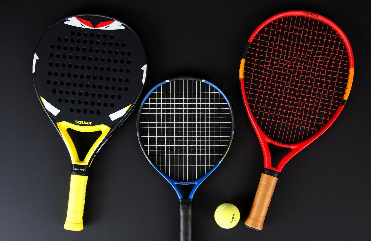 Padel vs tenis vs squash